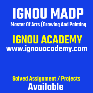 IGNOU MADP SOLVED ASSIGNMENT 2025 2026